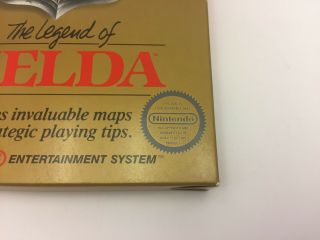 Rare First Edition of The Legend of Zelda for Nintendo NES 5 Screw CIB Complete 2