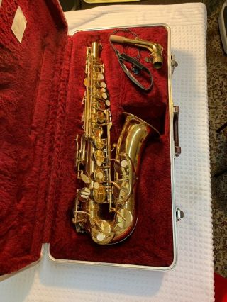 Vintage King 613 Alto Saxophone W/ Case Serial N191115