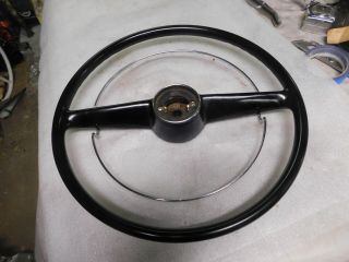 1952 Mercury Steering Wheel And Horn Ring