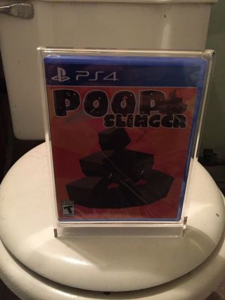 Poop Slinger Sony Playstation 4 Ps4 Rare Only 84 Available