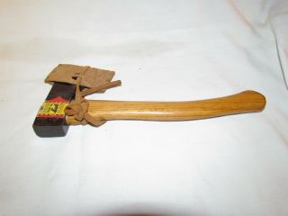 Vintage Norlund Hudson Bay Axe With Leather Cover