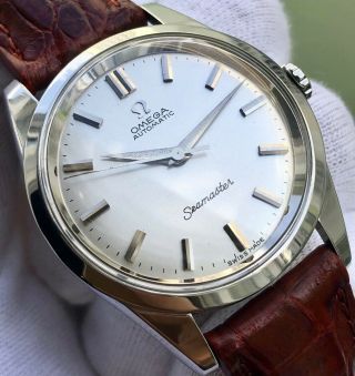Vintage Omega Seamaster Ss Silver Dial Automatic Cal.  552 Men’s Watch.
