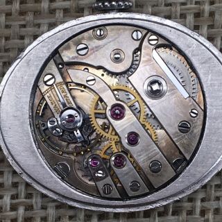 Antique Art Deco Platinum Diamond & Emerald French/Russian Wrist Watch (250058) 10