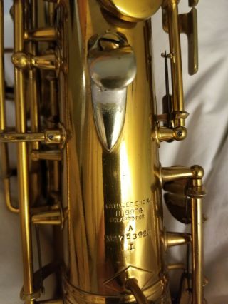 Conn 6m Naked Lady Alto Saxophone - Vintage M275392A - 1937 (without mouthpiece) 3