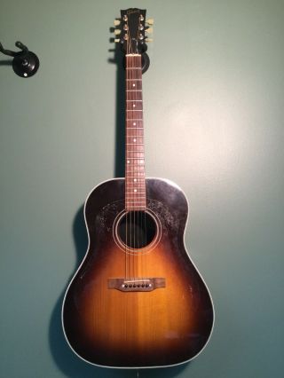 Gibson Op25 Acoustic Guitar Rare,  Approximately 225 Made W/ Hardshell Case