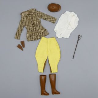 Vintage Barbie Riding In The Park Outfit 1668 From 1966 - 67
