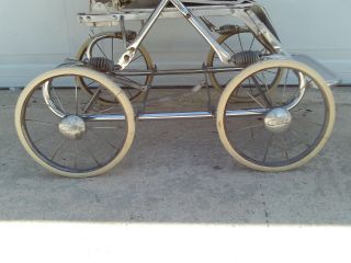 Vintage Mid Century COLLIER Baby Stroller / Baby Carriage 6