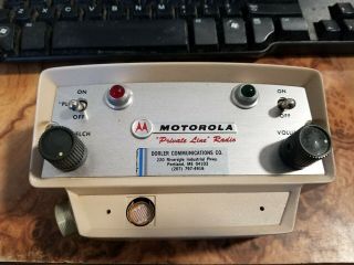 Vintage Motorola Mocom 70 Fm Radio Control Head/ Police/fire Radio