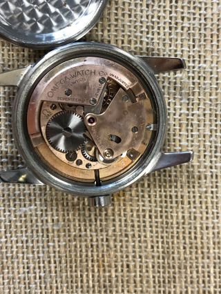 1949 Vintage Omega Seamaster Steel 2576 - 13H Caliber 342 Automatic Watch Head 11