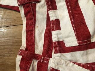 90s Vintage CROSS COLOURS Hip Hop Jeans Red White Stripe Baggy Pants Blue 32 TLC 3
