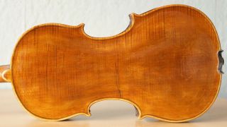 Old Violin 4/4 Geige Viola Cello Fiddle Label Sanctus Seraphin