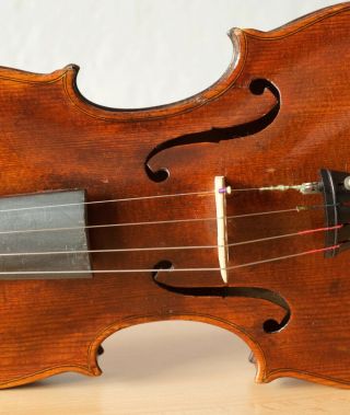 old violin 4/4 geige viola cello fiddle label SANCTUS SERAPHIN 5