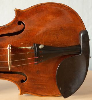 old violin 4/4 geige viola cello fiddle label SANCTUS SERAPHIN 6