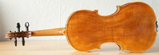 old violin 4/4 geige viola cello fiddle label SANCTUS SERAPHIN 7