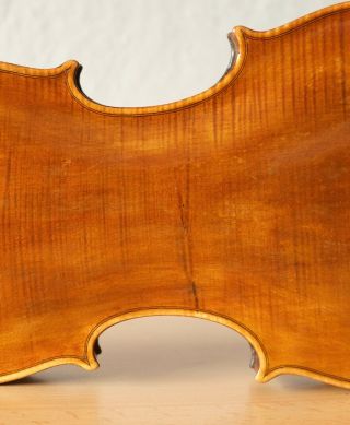 old violin 4/4 geige viola cello fiddle label SANCTUS SERAPHIN 9