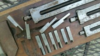 Vintage C.  E.  Johansson Ford gage block clamp set for jo blocks machinist 5