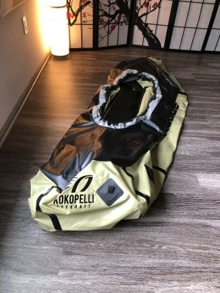 Green Kokopelli Rogue Packraft Kayak With T - Zip Rare/sold Out