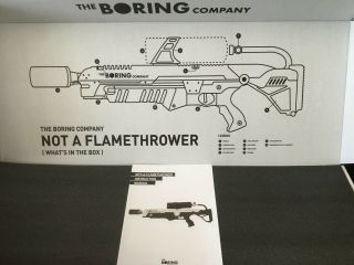 The Boring Company Not a Flamethrower Low SN Rare,  Fire Extinguisher 3