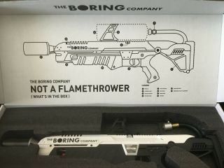 The Boring Company Not a Flamethrower Low SN Rare,  Fire Extinguisher 4