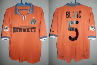 Shirt Inter Maglia 2000 - 2001 Blanc France Serie A Jersey Italia Calcio Vintage