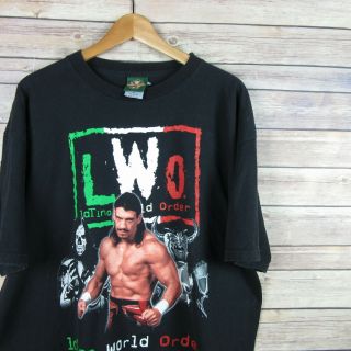 LWO Eddie Guerrero Rare Vintage 1990s T Shirt Sz XL WCW WWF Wrestling ECW 1998 3