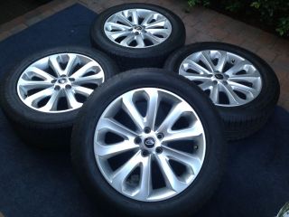 RANGE ROVER 20 INCH HSE WHEELS TIRES RIMS OEM FACTORY FACTORY RARE 2