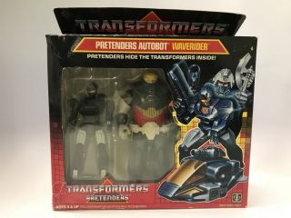 1987 Vintage Hasbro Transformers Pretenders Waverider Factory Misb Unopen
