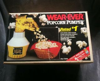 Popcorn Pumper Wear Ever Vintage Hot Air Popper 73000 Pop Corn