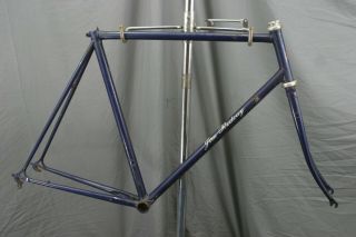 Jim Redcay Vintage Road Bike Frame Xl Usa Made 1970s Dura - Ace Gravel Charity