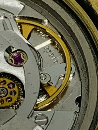 Vintage Bucherer Officially Certified Chronometer Lapiz Lazuli Blue Dial Watch 7