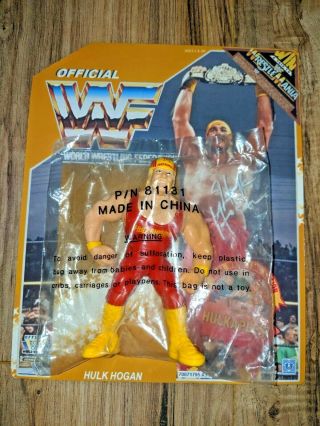 Wwf Hasbro Mailaway Hulk Hogan Bag W/bio Card Elite Rare Retro