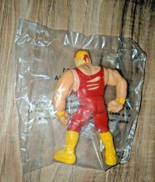 WWF Hasbro Mailaway Hulk Hogan Bag w/Bio Card ELITE RARE RETRO 3