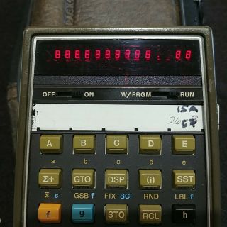 HP 67 Vintage Programmable Scientific Calculator 3