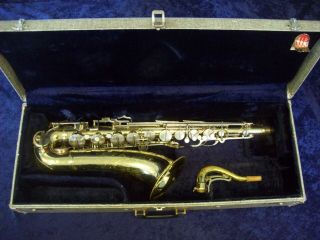 Vintage Conn U.  S.  A.  10m Pro Tenor Saxophone W/ Underslung Neck - Elkhart,  Ind