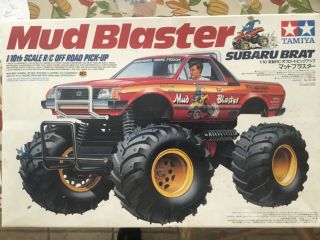 Vintage Tamiya Mudblaster 58077 Monster Truck Nib Rare