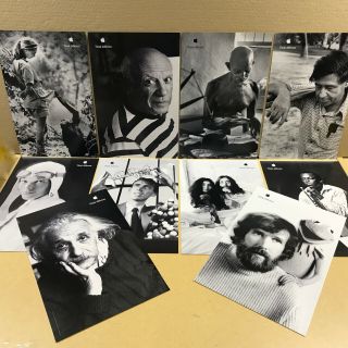 EXTREMELY RARE - triple set of 10 Think different posters Apple Computer 12