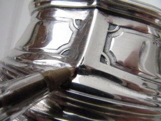 Gorgeous late 19th c french sterling silver sugar bowl Louis XIV st 619g 21,  8oz 6