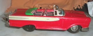 Vintage Bandai Japan Friction Tin Toy Car 1959 Mercury