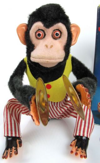 Vintage Musical Jolly Chimp Daishin Japan Battery Operated Toy Story Monkey Box 2