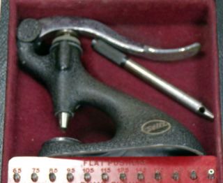Vintage Watchmakers Seitz Friction Jeweling Tool Set 6U 2