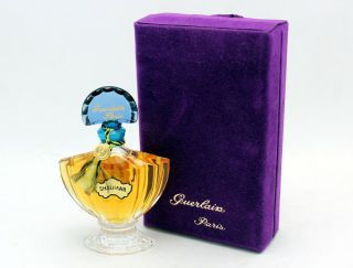 Vintage Guerlain Paris Shalimar Perfum 1/2 Oz 15 Ml Bottle W/ Box