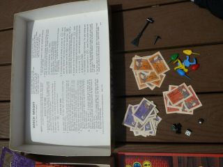 VTG 70s Milton Bradley WHICH WITCH? Halloween Haunted 3D Board Game 6