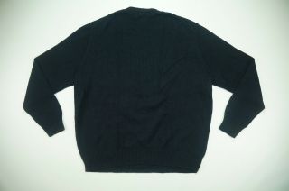 Rare Vintage POLO RALPH LAUREN Cardigan RL Bear Knit Sweater 90s Retro Navy XL 5