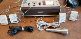 Vintage Aiwa Model TP - 1013 1969 Stereo Solid State PORTABLE Tape Recorder DESCRI 6