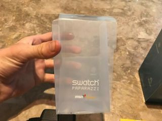 VINTAGE SWATCH PAPARAZZI SMART WATCH MSN DIRECT ANDROID IN OPEN BOX RARE 6