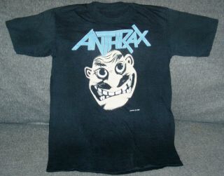 Anthrax Not Man Vintage T - Shirt 1988