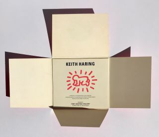 Keith Haring Vintage Gallery Promotional Cards for The Fertility Suite,  1983 4