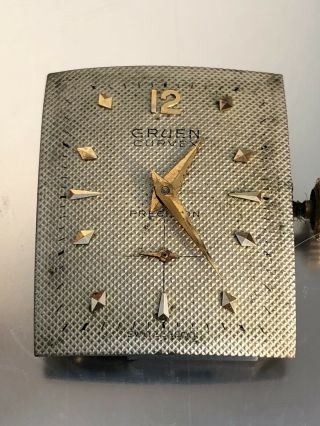 Vintage Gruen Curvex 370 Mens Wristwatch Movement / Repair