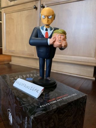 Alex Solis Icons Unmasked Trump X Mr.  Burns Rare & The Simpsons Chunky