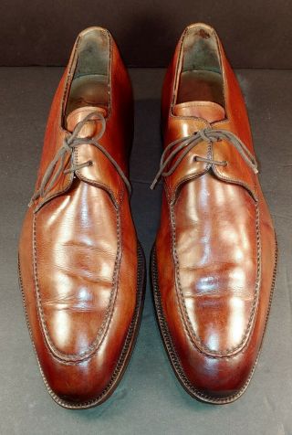 Magnanni 12436 Brown Leather Apron Toe Oxfords - Made In Spain (11.  5)
